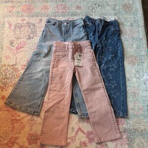 Zara Kids Jeans - Light Blue, Dark Blue, Pink